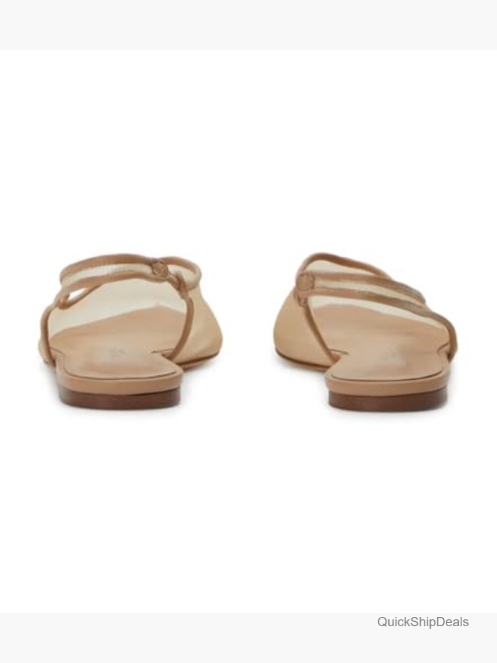 Mesh Slingback Ballet Flats Women Pointed Toe Slip On Low Heels Casual Work - Picture 4 of 5